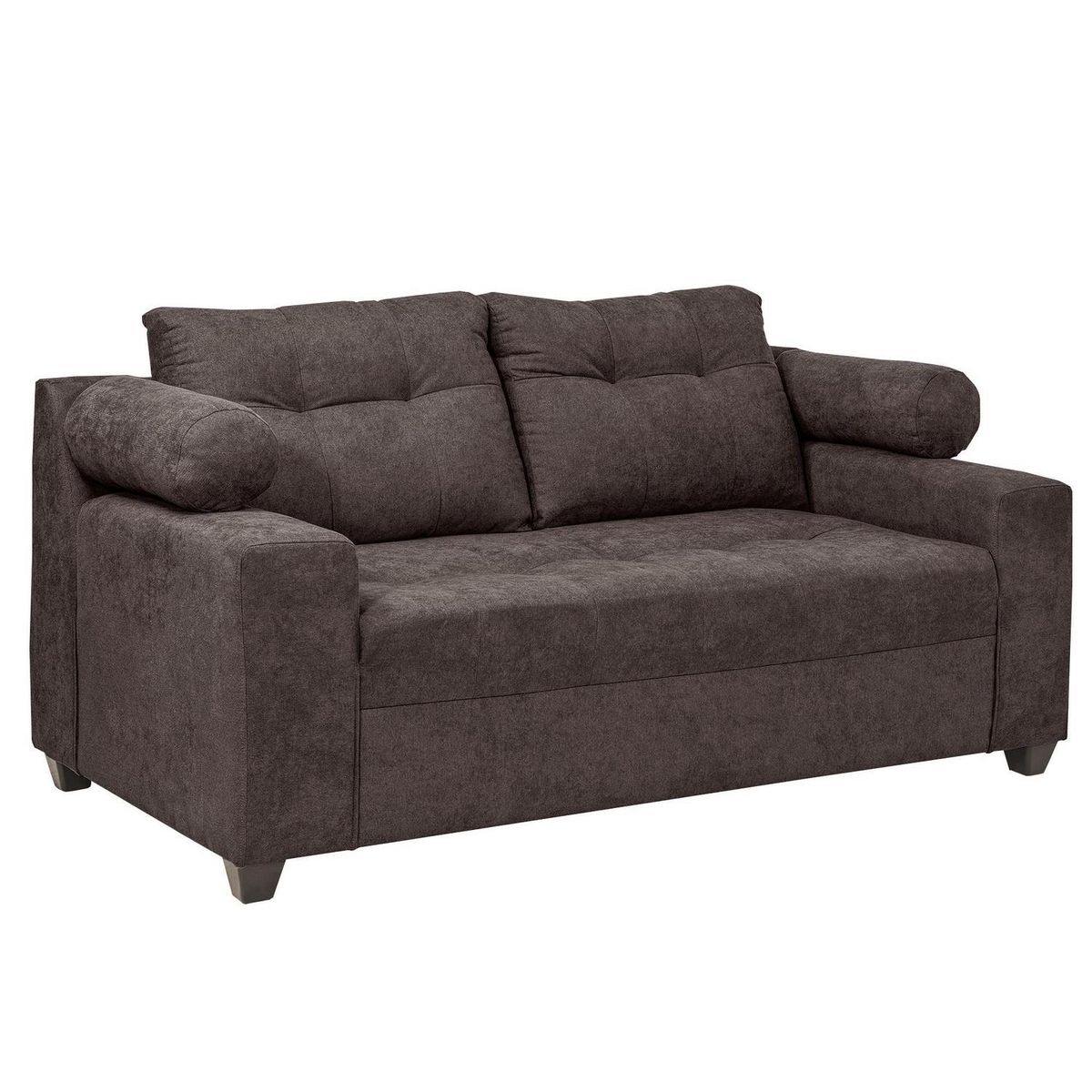 INTERMUEBLES - Sofá 2 cuerpos Le Mans 180x96x90 cm Chocolate