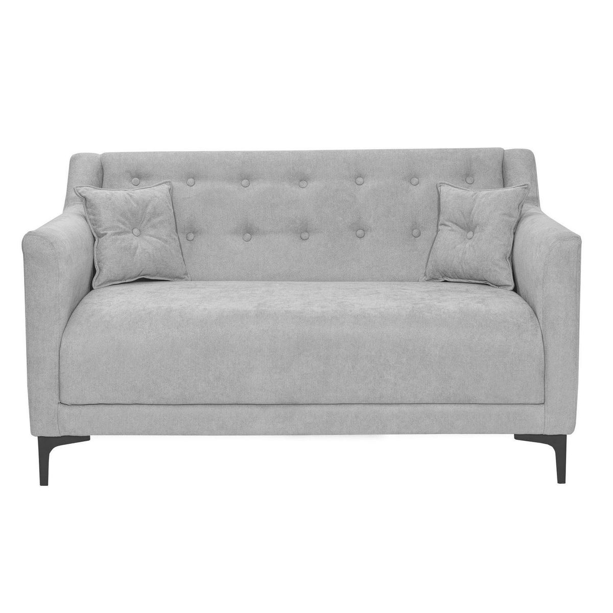 INTERMUEBLES - Sofá 2 cuerpos Conrad 135x80x77 cm Perla