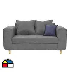INNOVAMUEBLES - Sofá 2 cuerpos Eagle 165x81x89 cm Gris