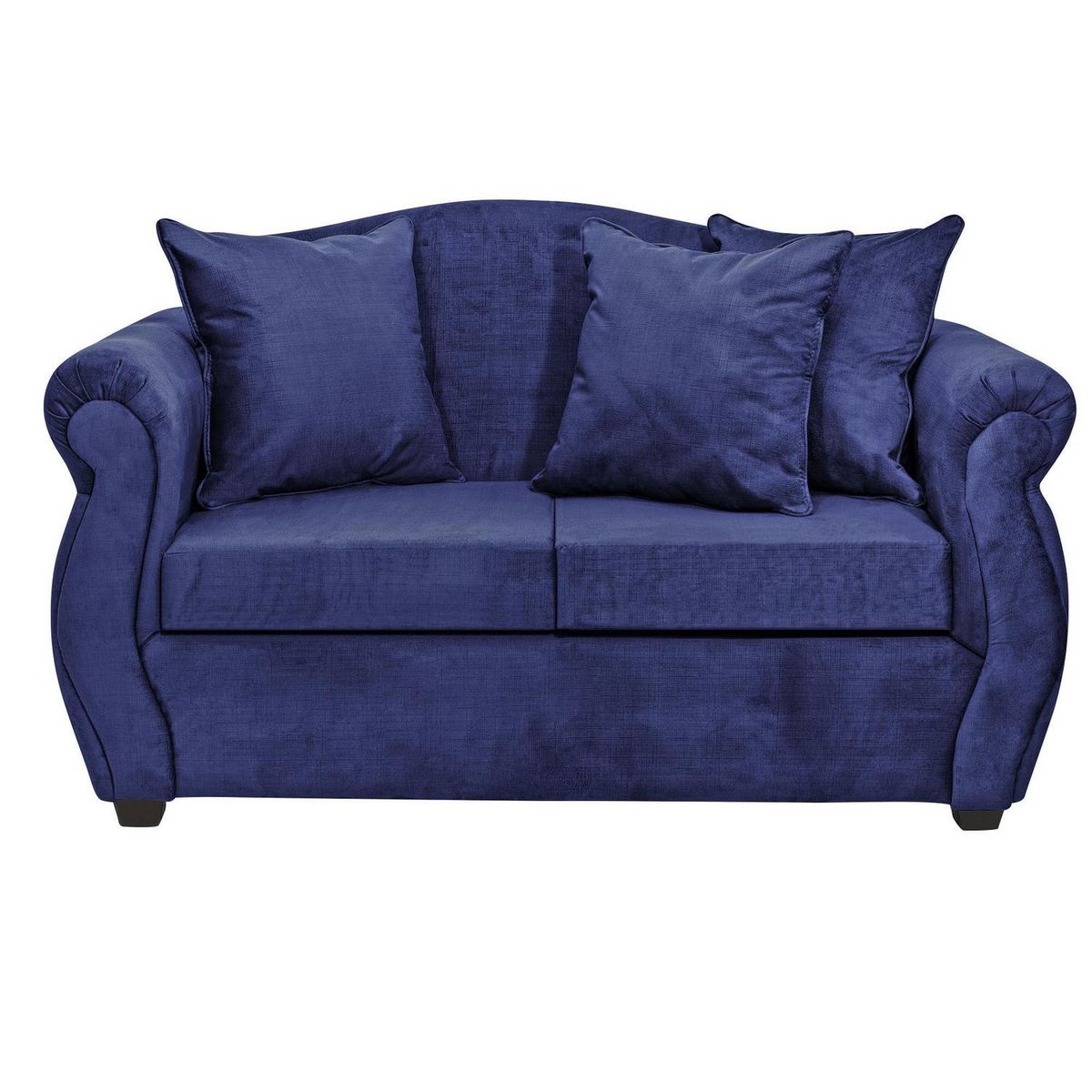 INTERMUEBLES - Sofá 2 cuerpos Violeta 150x93x83 cm Azul