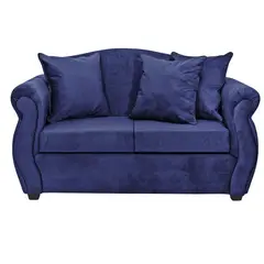 INNOVAMUEBLES - Sofá 2 cuerpos Violeta 150x93x83 cm Azul