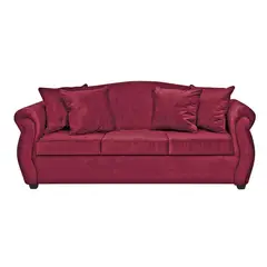 INNOVAMUEBLES - Sofá 3 cuerpos Violeta 210x93x83 cm Burdeo