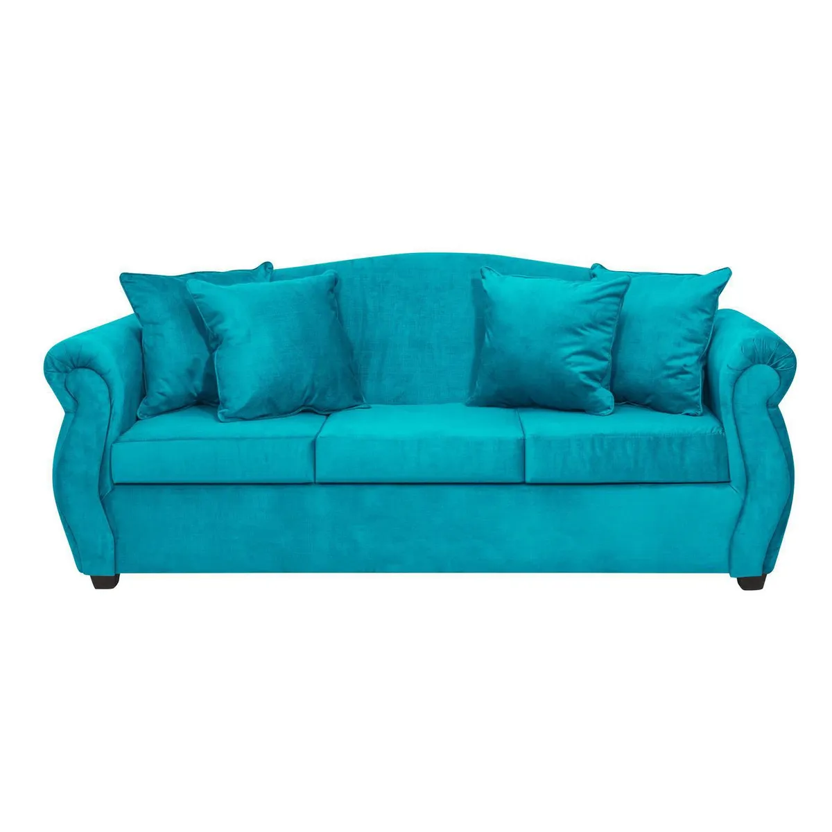 INTERMUEBLES - Sofá 3 cuerpos Violeta 210x93x83 cm Calipso