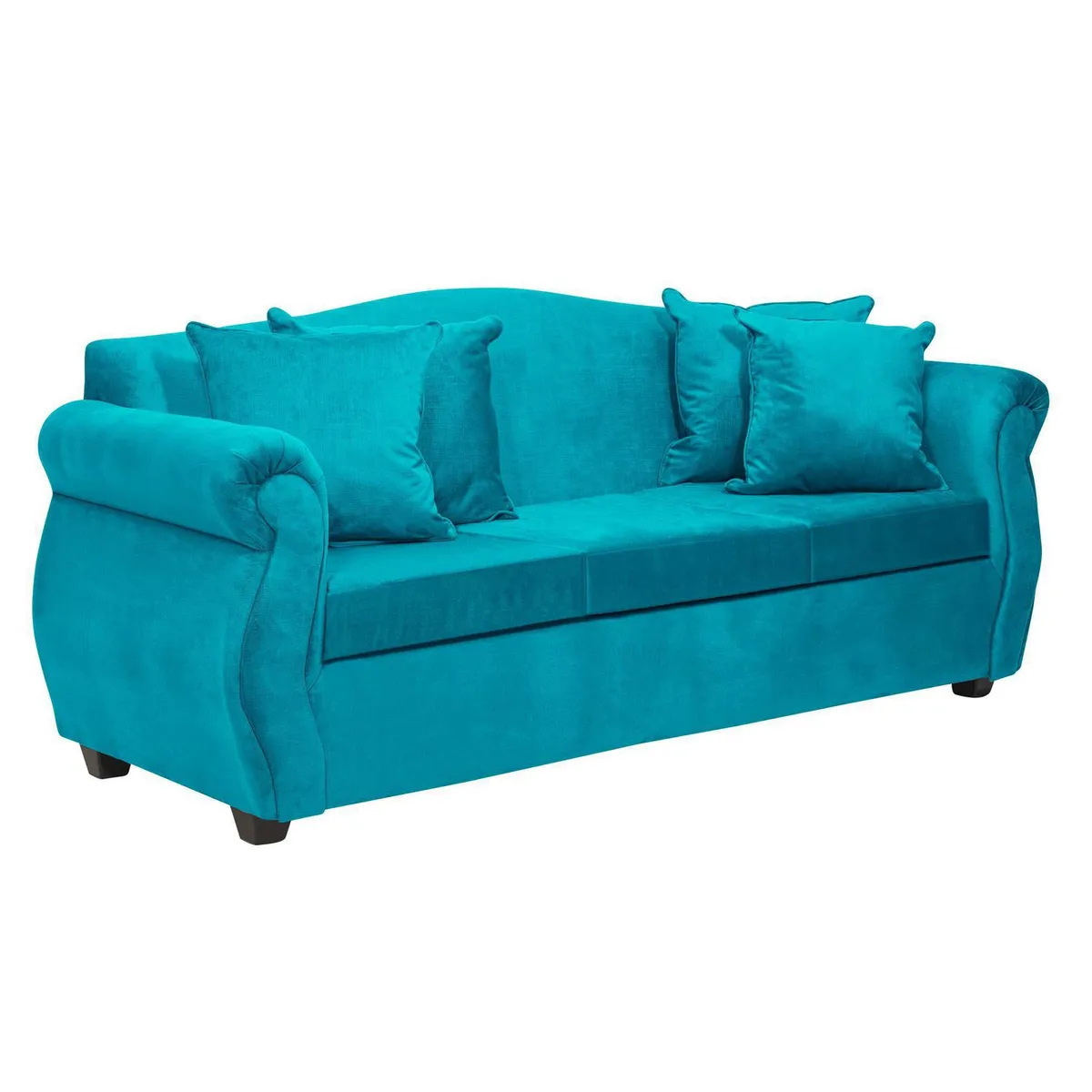 INTERMUEBLES - Sofá 3 cuerpos Violeta 210x93x83 cm Calipso