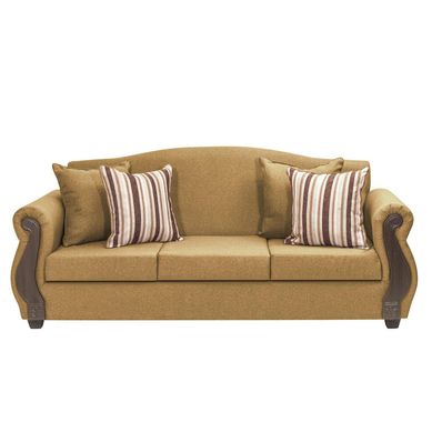 Sof 3 cuerpos New Bugambilia tela oro