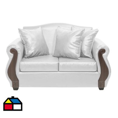 Sof 2 cuerpos New Bugambilia pu blanco