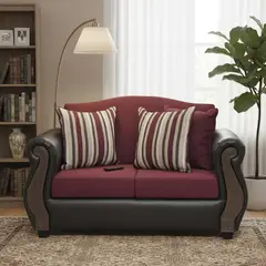 INTERMUEBLES - Sofá 2 cuerpos New Bugambilia 150x93x83 cm Rojo