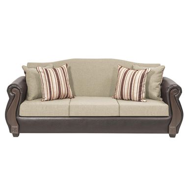 Sof 3 cuerpos New Bugambilia tela pu beige