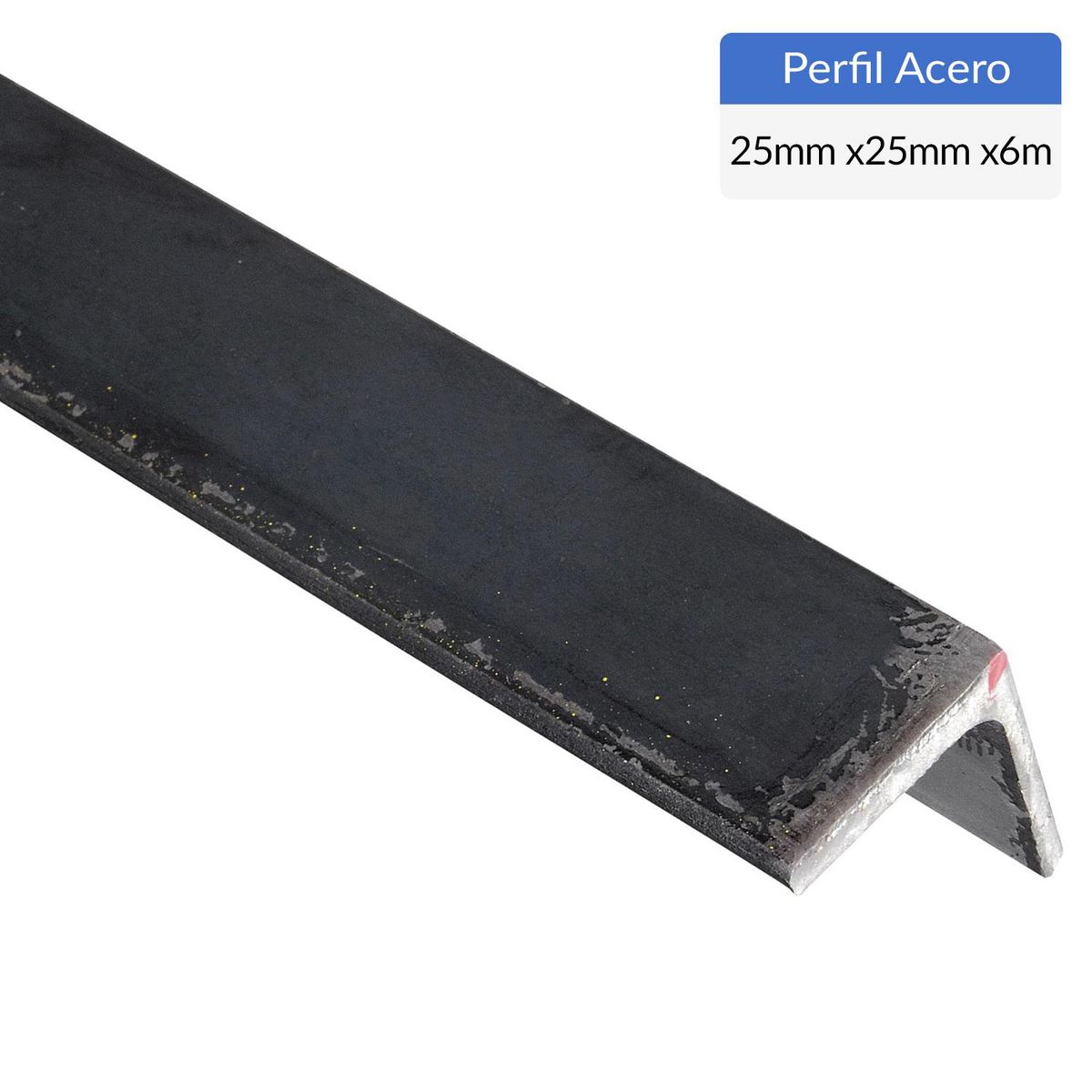 GENERICO - Ángulo Laminado Acero 25x25x3 mm 6 m
