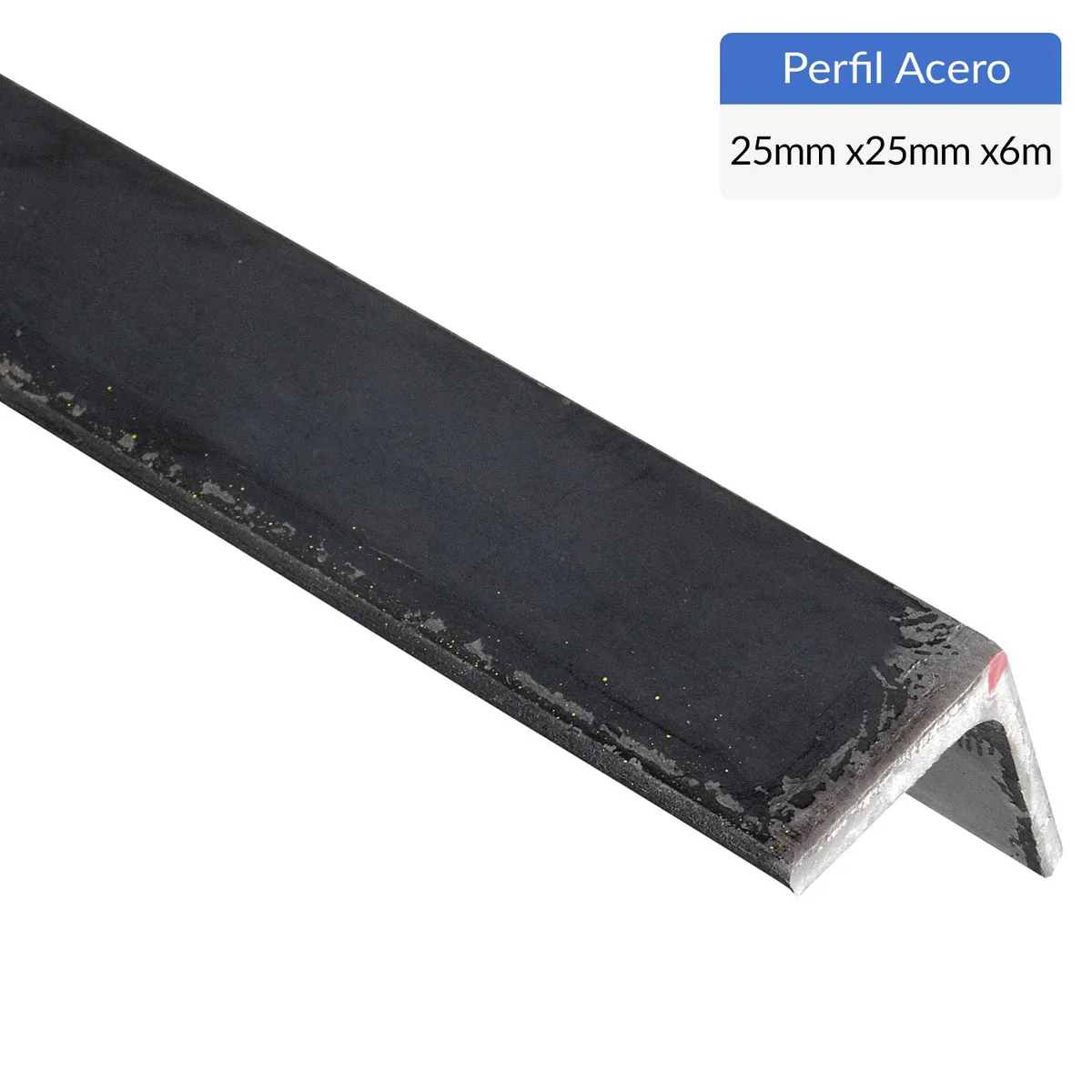 GENERICO - Ángulo Laminado Acero 25x25x3 mm 6 m