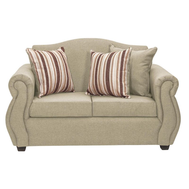 INNOVAMUEBLES - Sofá 2 cuerpos Violeta 150x93x83 cm Beige
