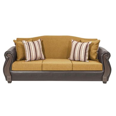 Sof 3 cuerpos New Bugambilia tela pu oro
