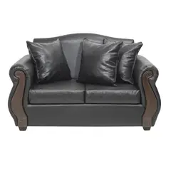 INNOVAMUEBLES - Sofá 2 cuerpos New Bugambilia 150x93x83 cm Negro