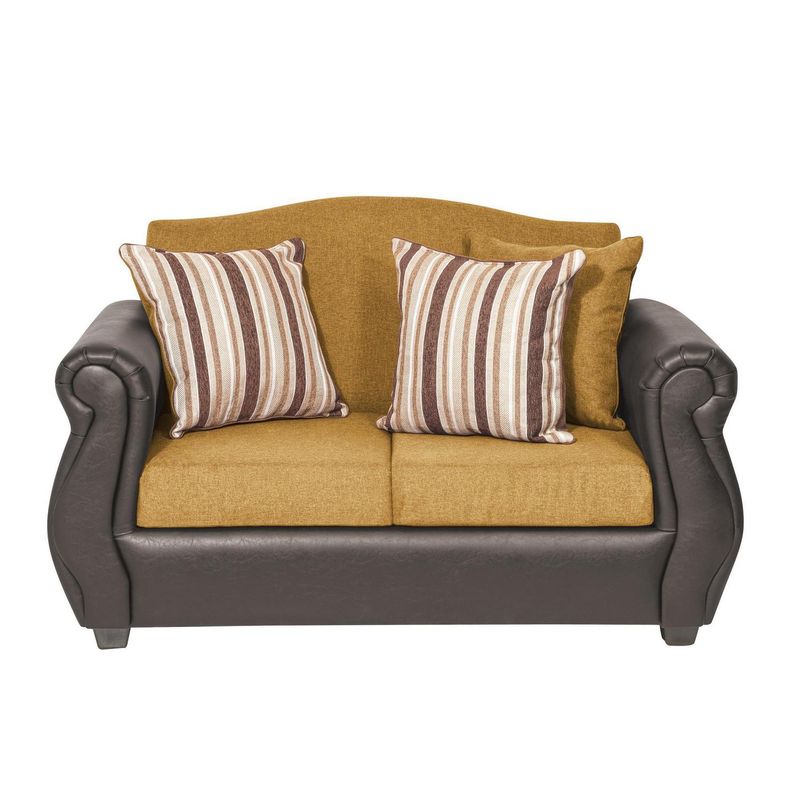 INNOVAMUEBLES - Sofá 2 cuerpos Violeta 150x93x83 cm Oro