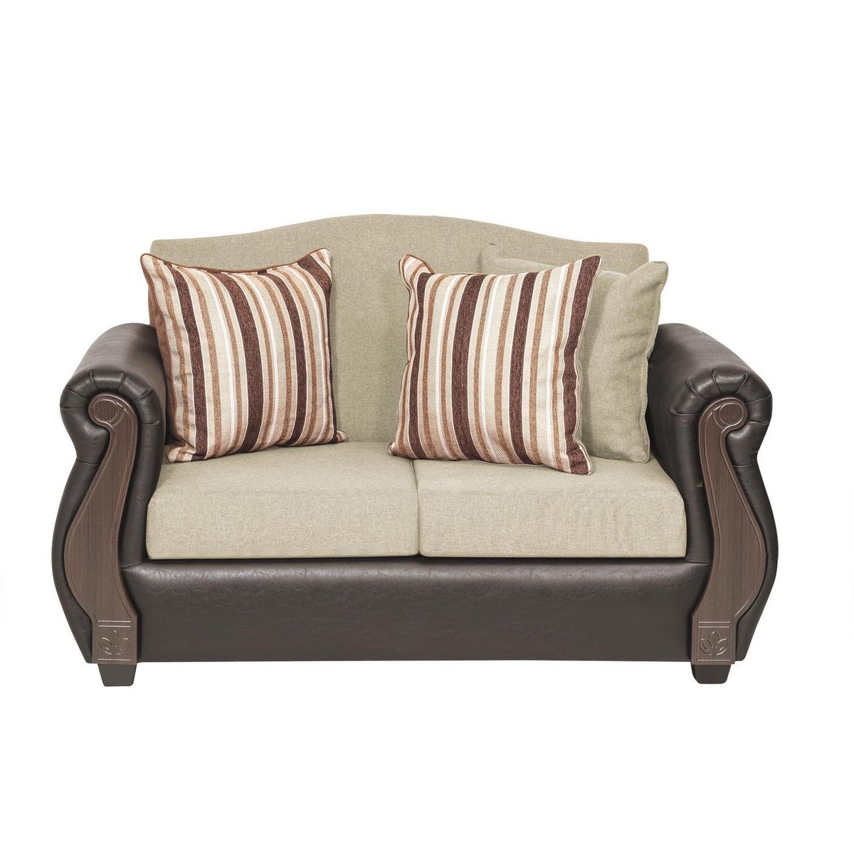 INTERMUEBLES - Sofá 2 cuerpos New Bugambilia 150x93x83 cm Beige