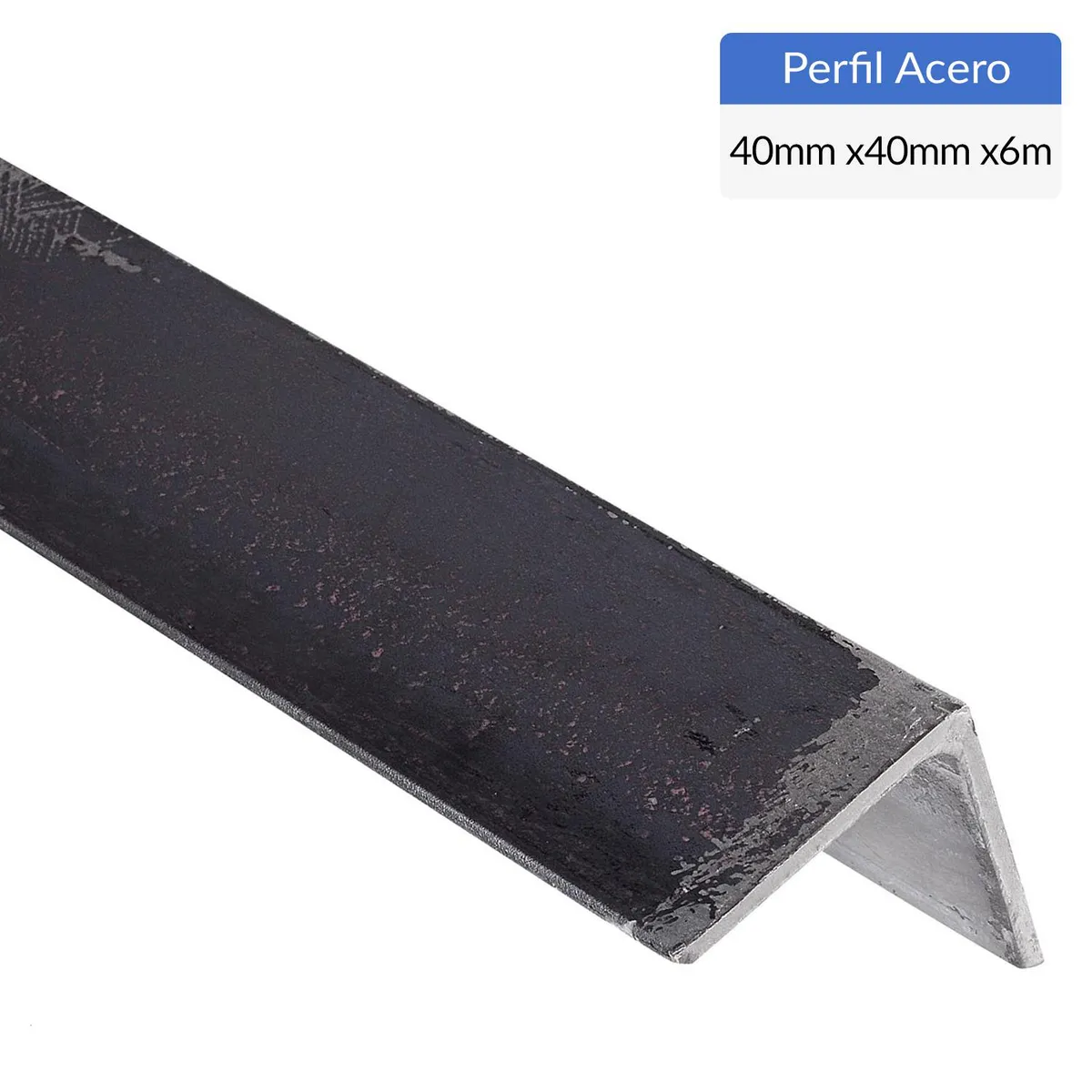 GENERICO - Ángulo Laminado Acero 40x40x3mm 6 m
