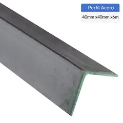 GENERICO - Ángulo Laminado Acero 40x40x4mm 6 m