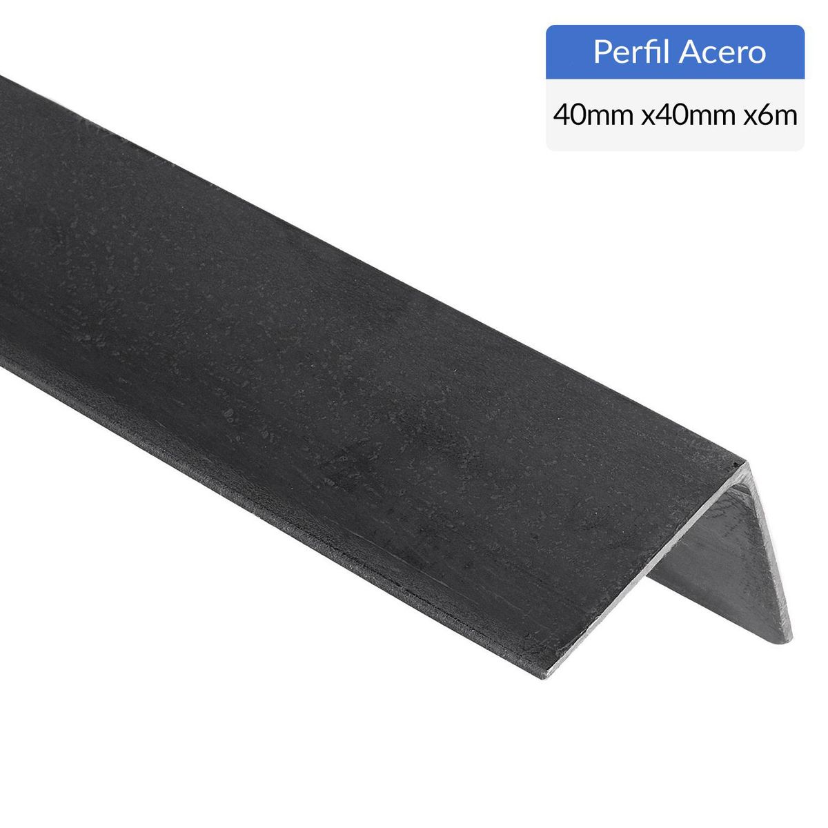 GENERICO - Ángulo Laminado Acero 40x40x5mm 6 m