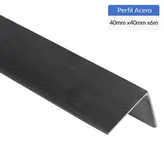 GENERICO - Ángulo Laminado Acero 40x40x5mm 6 m