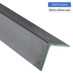 GENERICO - Ángulo Laminado Acero 50x50x4mm 6 m