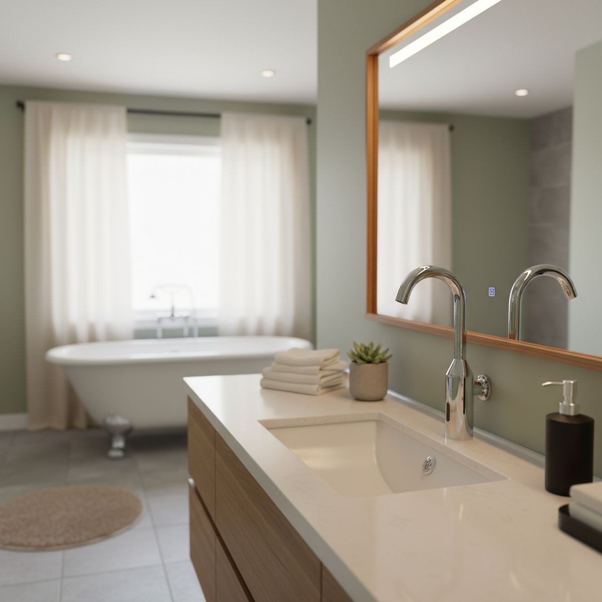 NIBSA - Llave electronica al muro cuello ganso con sensor 8l/min a 3 bar