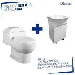 FANALOZA - Combo one piece new Ciro más mueble Ciro blanco