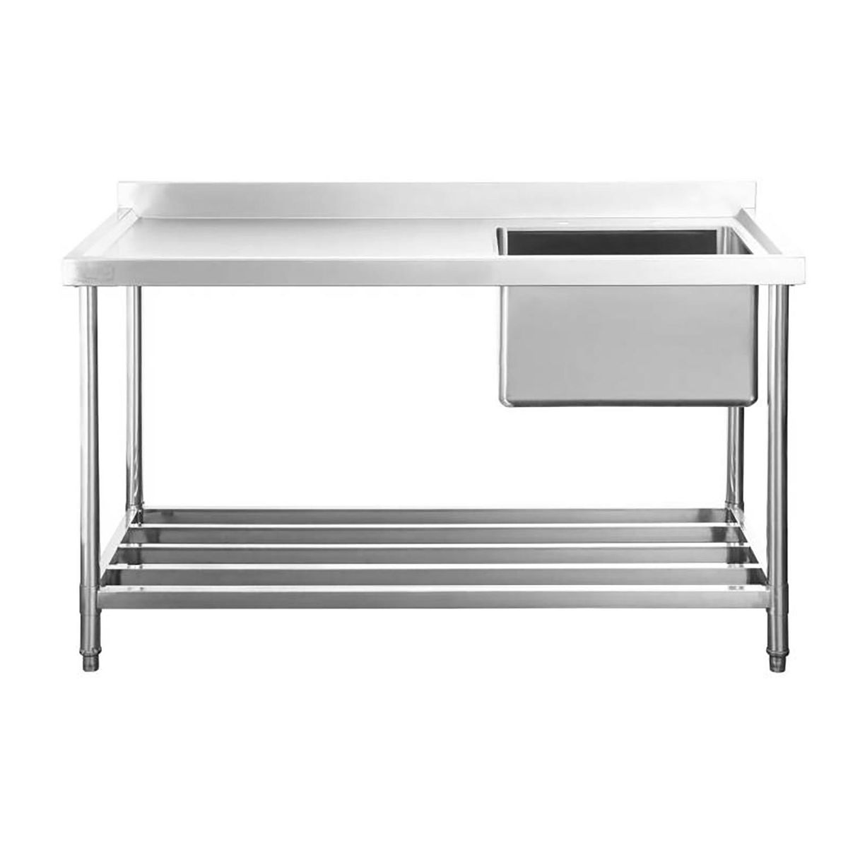 VENTUS - Lavaplatos 1 Cubeta(s) 140x91x60 cm Acero inoxidable