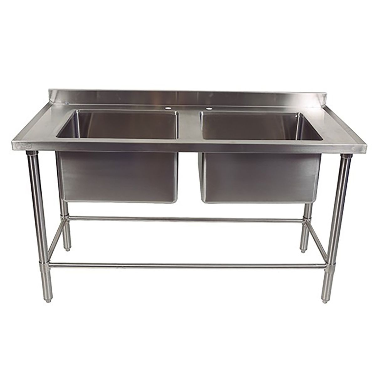 VENTUS - Lavaplatos 2 Cubeta(s) 140x91x60 cm Acero inoxidable