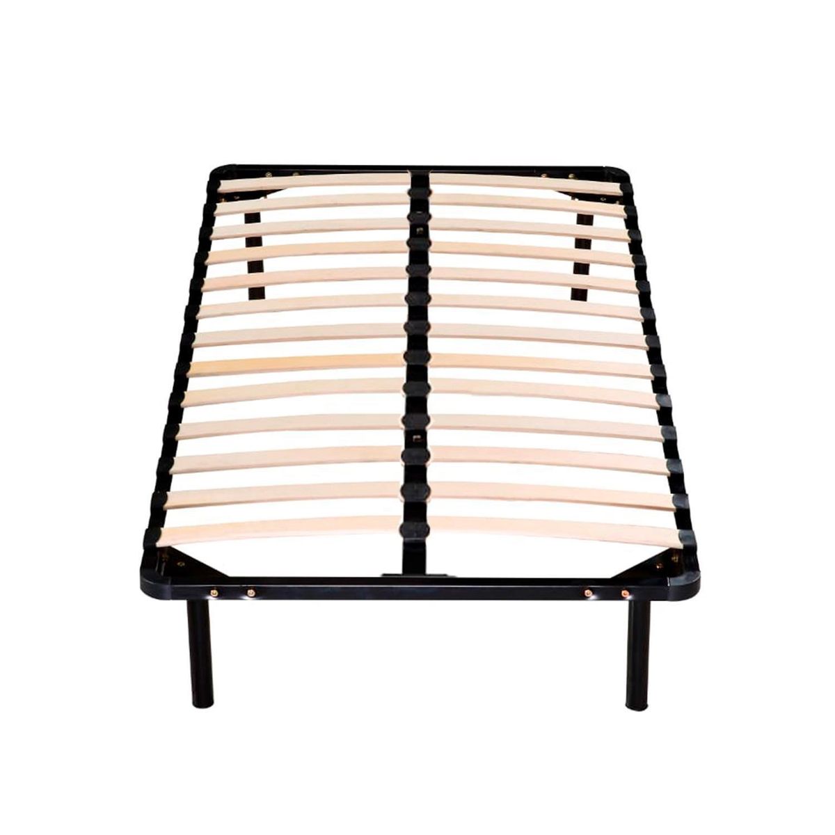 HOGADREAMS - Base de Cama Metálica Bekvan 1.5 plazas Negro