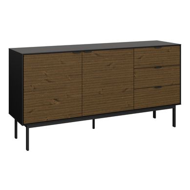 Buffet Soma 149x41x75 cm negro/wla