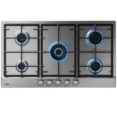TEKA - Encimera Gas 5 Platos Plateado GSC-95330 SBA IX