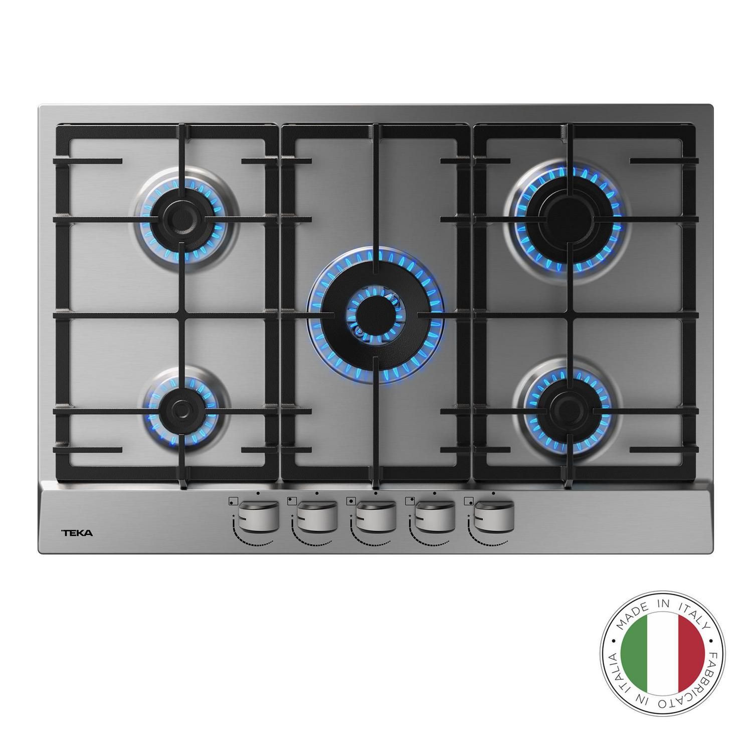 TEKA Encimera Gas Licuado 5 Platos GSC-75330 SBA IX | Falabella Chile