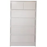 Cajonera 6 Cajón(es) Deco 60x117x40 cm Blanco