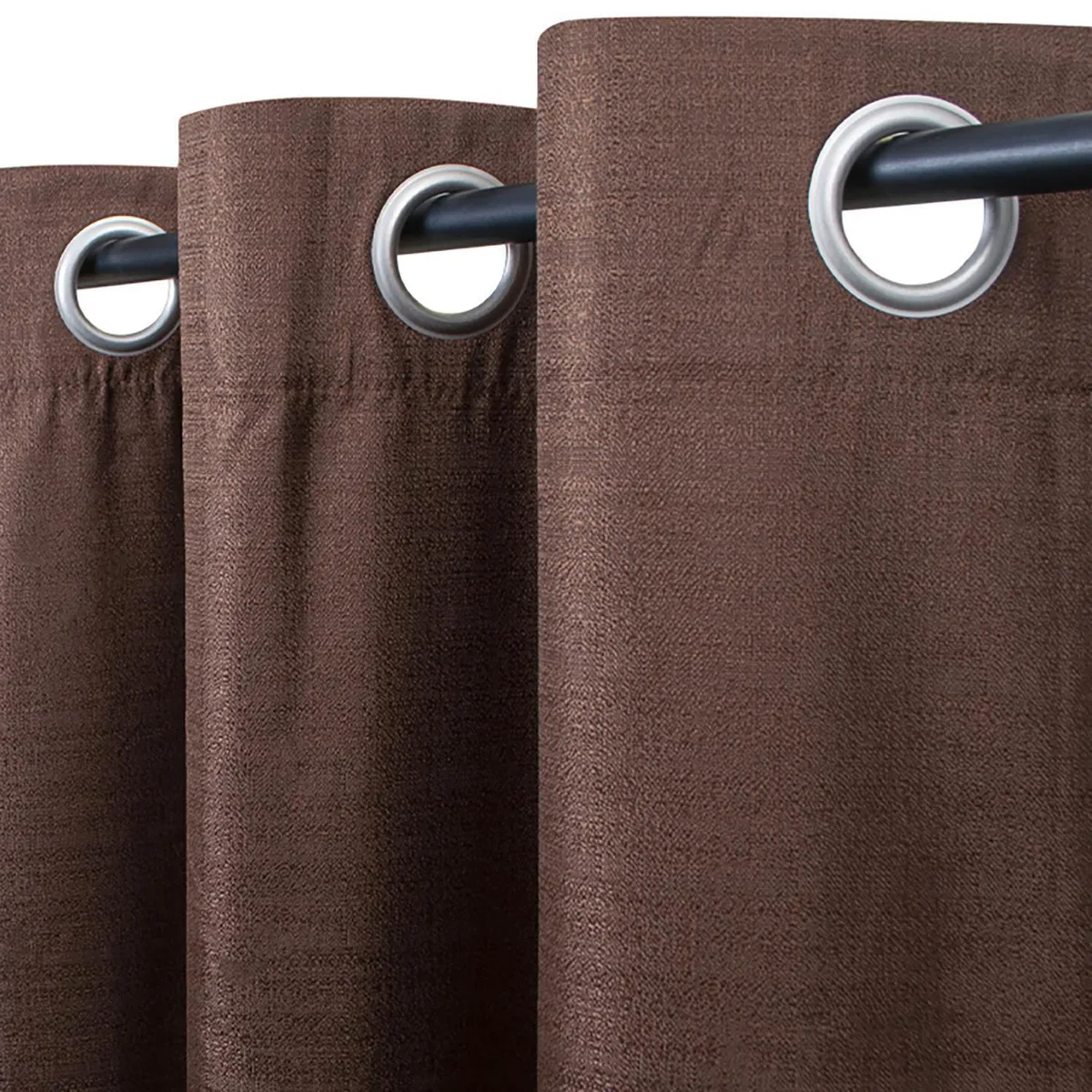 PALERMO - Cortina lino black out Nápoles 003 anilla