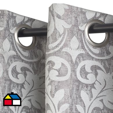 Cortina Estambul De anillo superior 140x225 cm 