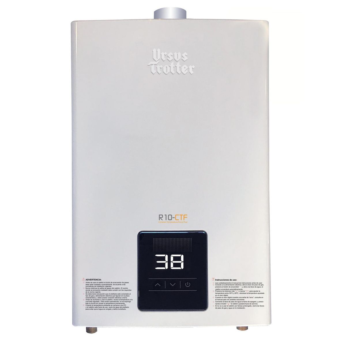 URSUS TROTTER - Calefont Gas Licuado 10 Litros Tiro Forzado Ionizado