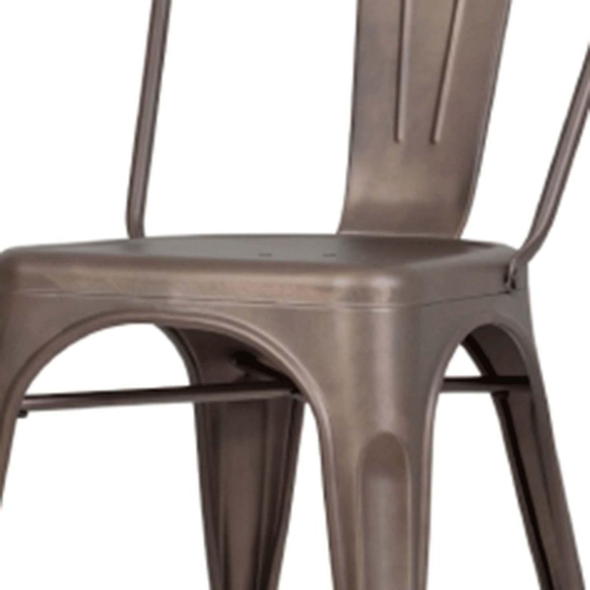 DE PIES A CABEZA - Pack 4 Sillas Café 84x47x47 cm