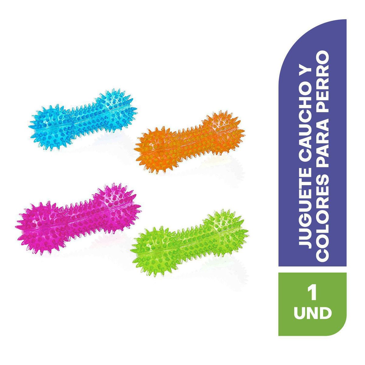 PETIZOOS - Juguete para perros hueso de caucho natural