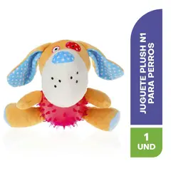 PETIZOOS - Juguete plush y caucho para perros