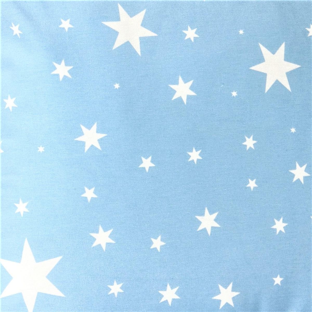 MASEL - Juego Cortinas + Cojínes Infantiles Estrellas Celeste