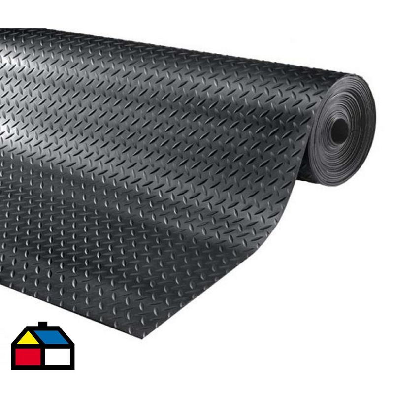 GEOTEX - Piso en Rollo Diam 0,6x20 27x200 cm Negro