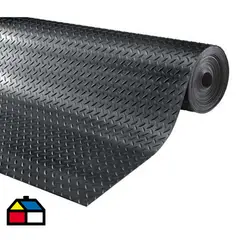 GEOTEX - Piso en Rollo Diam 0,6x20 27x200 cm Caucho Negro