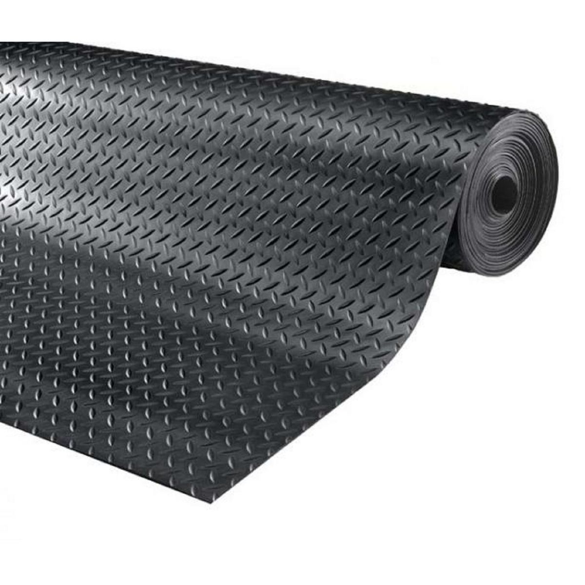 GEOTEX - Piso en Rollo Diam 1,0x20 27x200 cm Caucho Negro