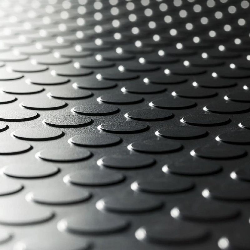 GEOTEX - Piso en Rollo Redondo 1,5x20 27x200 cm Negro