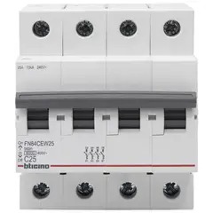 BTICINO - Automatico 4P C25A 230/400V 6000A