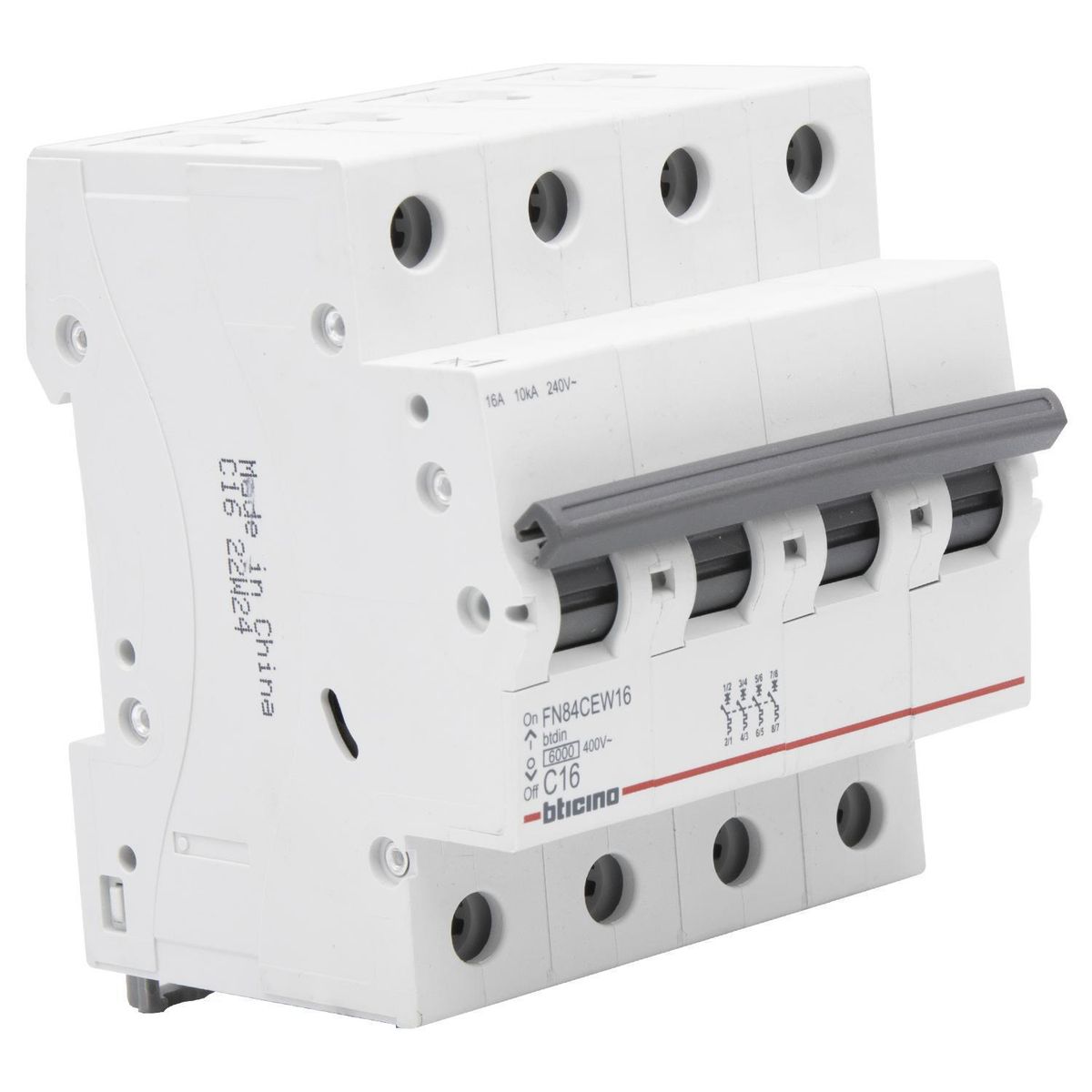 BTICINO - Automatico 4P C16A 230/400V 6000A