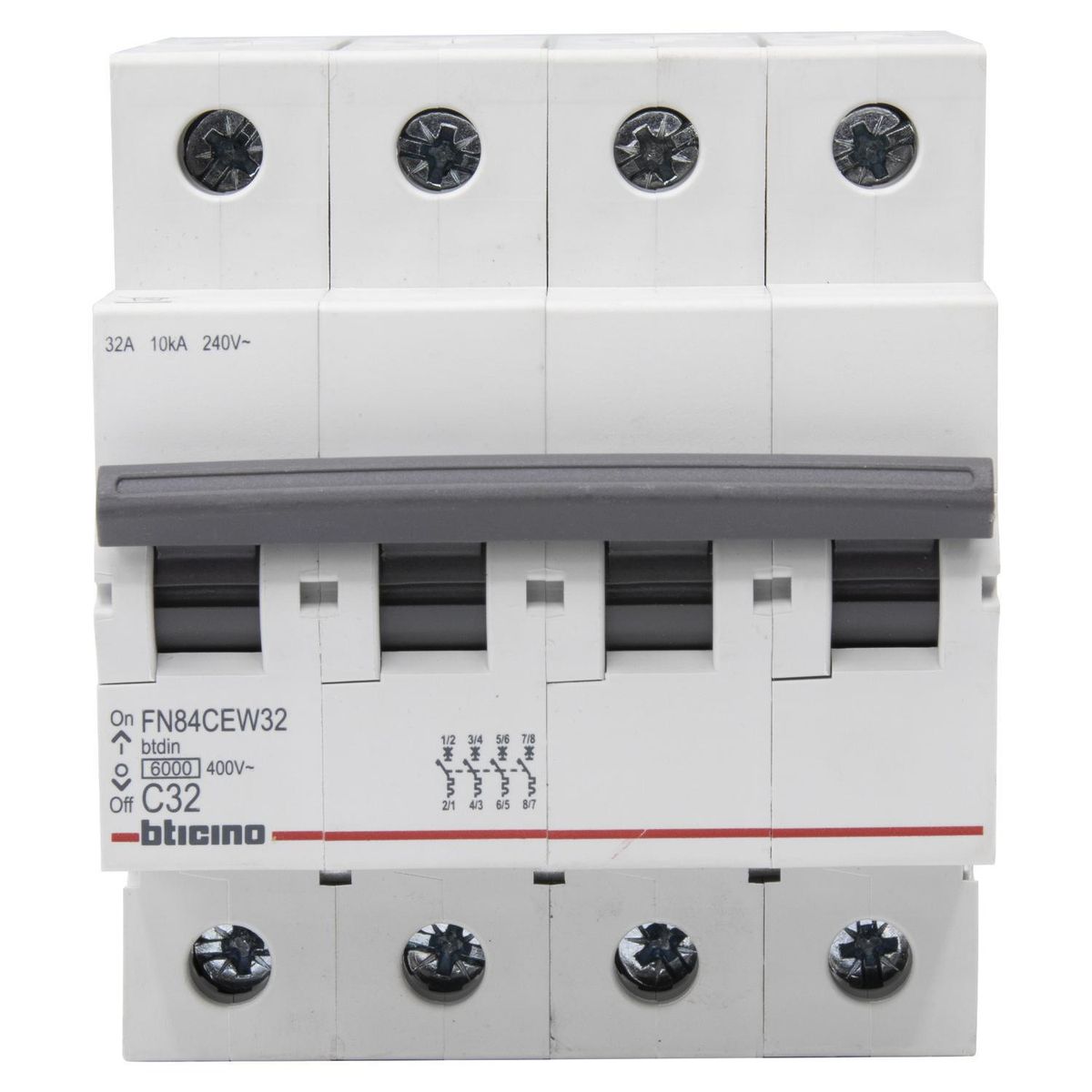 BTICINO - Automatico 4P C32A 230/400V 6000A