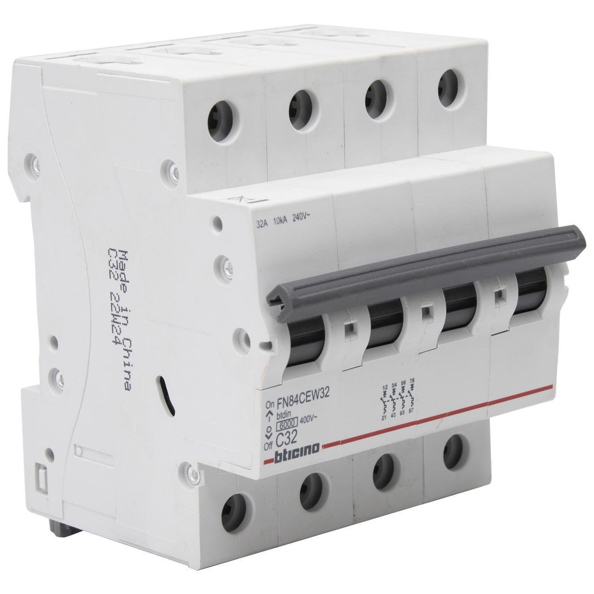 BTICINO - Automatico 4P C32A 230/400V 6000A