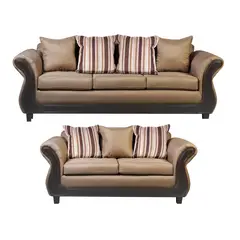 INNOVAMUEBLES - Living 3 cuerpos Palermo 86x90x238 cm Beige