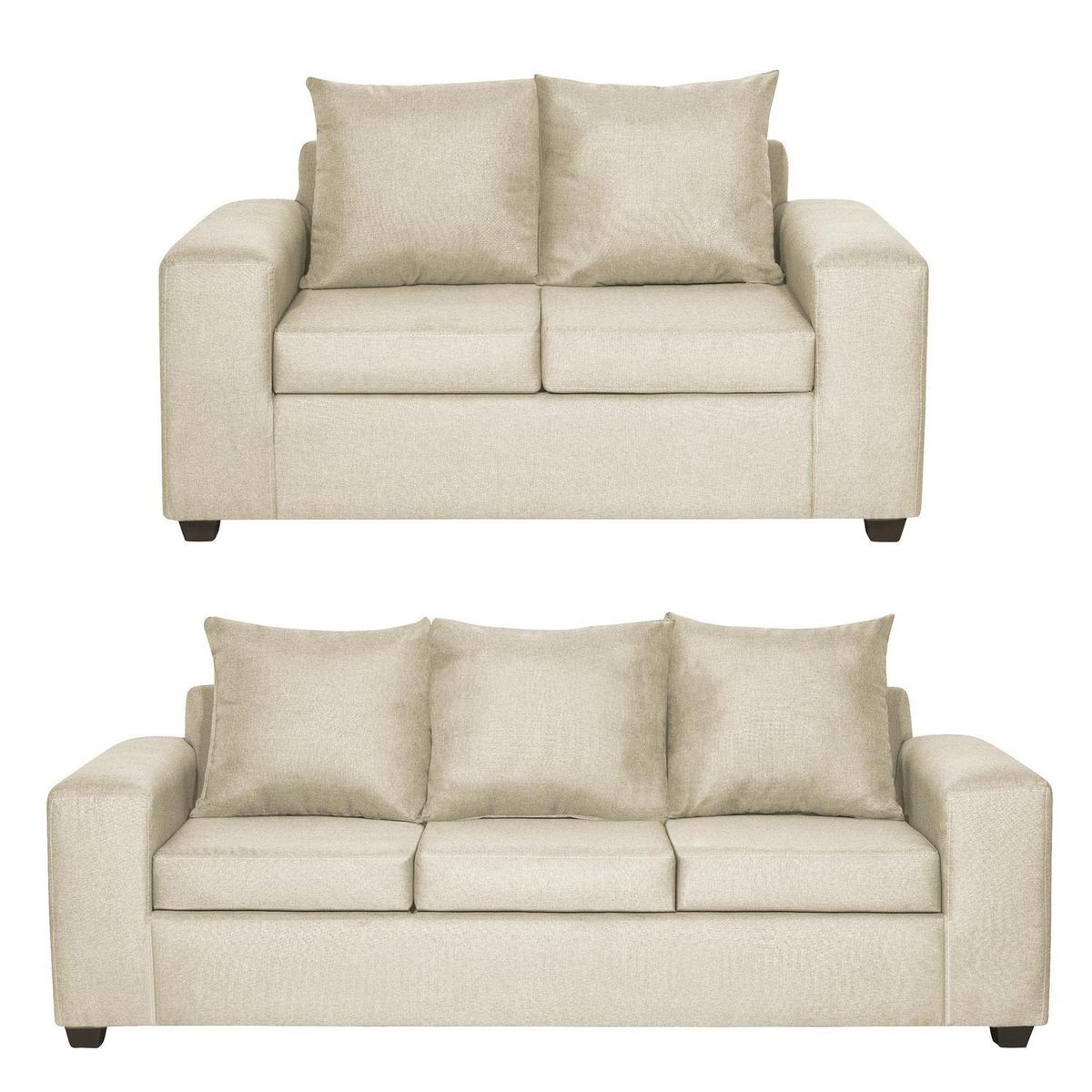 INTERMUEBLES - Living 5 cuerpos Kahlo 86x80x225 cm Beige